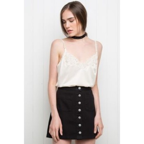 [133] BRANDY MELVILLE Button Down Denim Skirt - Picture 5 of 5